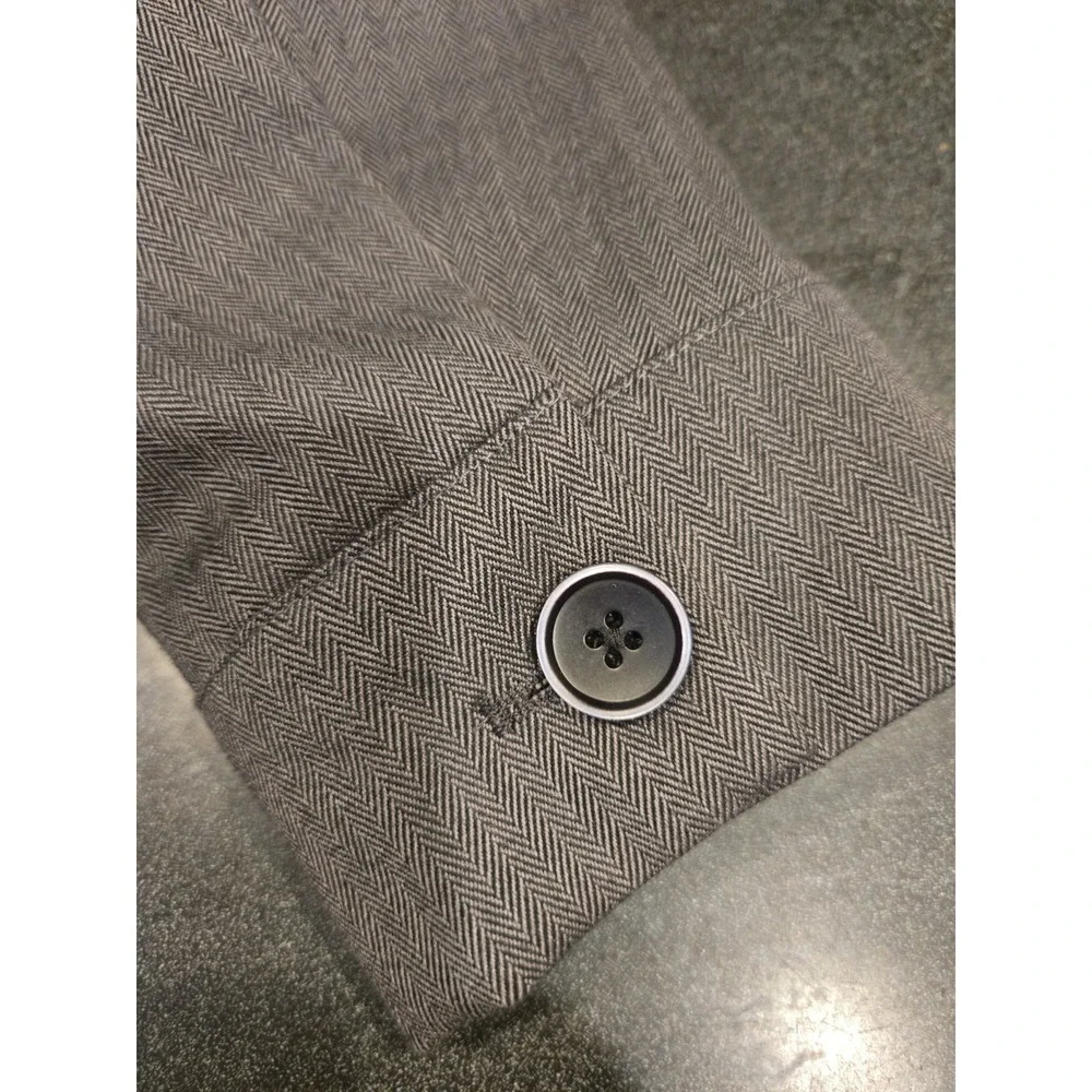 Robert Barakett Corsa Shirt Jacket Mens Large Gray Herringbone NWT RB323347